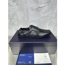 프라다 남성 레트로 가죽 뮬레 토슈 001-180034