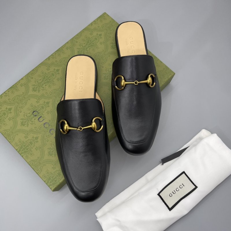 구찌 말장식 소가죽 반슬리퍼 001-180044