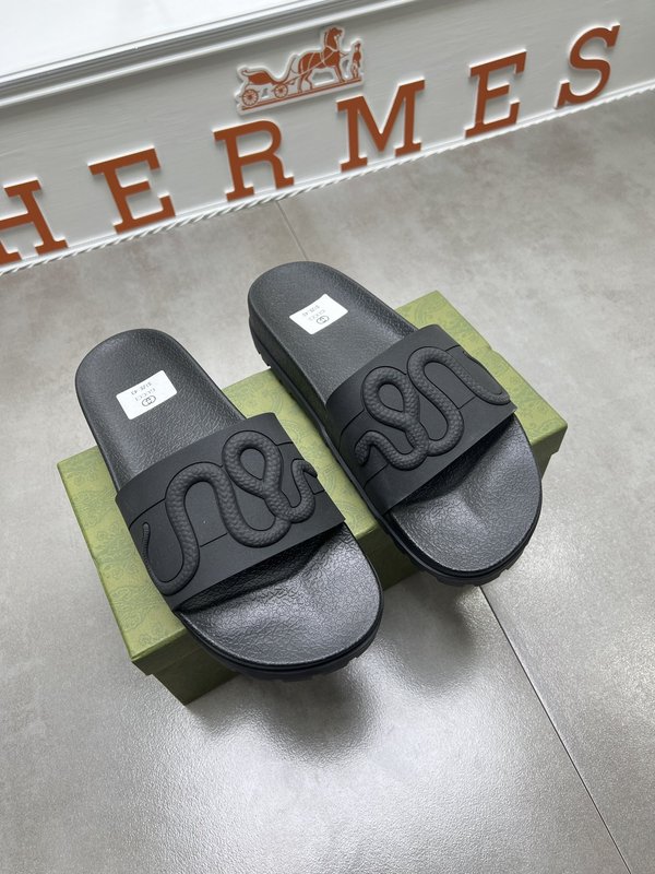 구찌 클래식 두꺼운 바닥 커플 슬라이퍼 001-180070