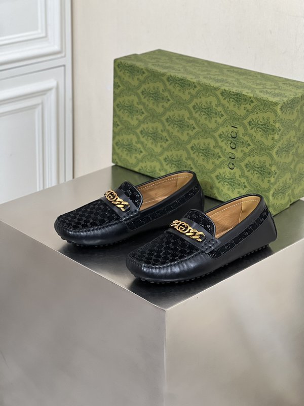 Gucci 남성 수입 가죽 드라이빙 슈즈 001-180075