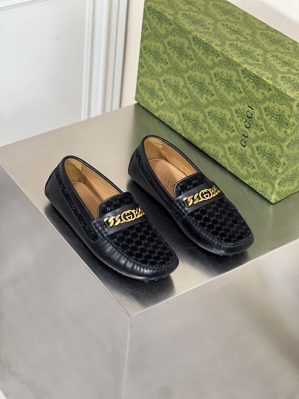 Gucci 남성 수입 가죽 드라이빙 슈즈 001-180075