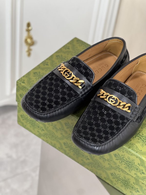 Gucci 남성 수입 가죽 드라이빙 슈즈 001-180075