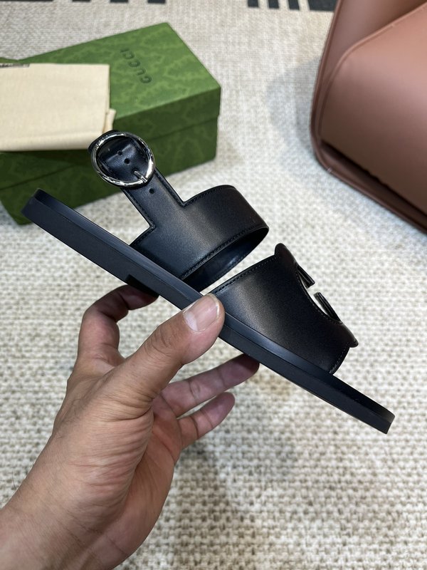 GUCCI 여름 남성 소가죽 슬리퍼 001-180076