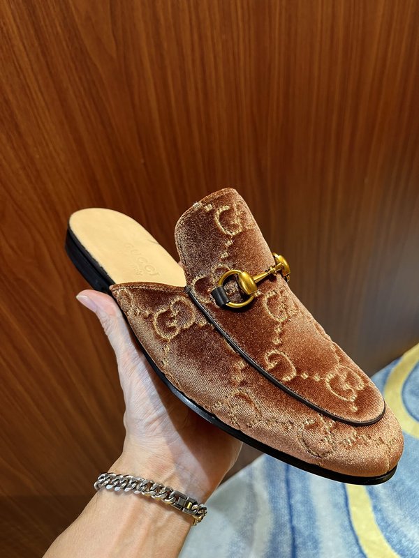 GUCCI 남성 여름 뮬 슬리퍼 001-180078