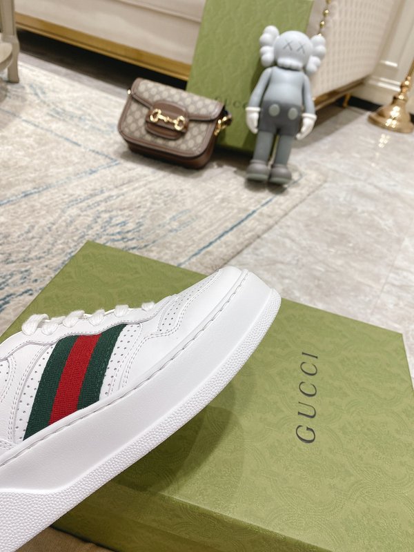 Gucci 구치 커플 화이트 운동화 001-180082
