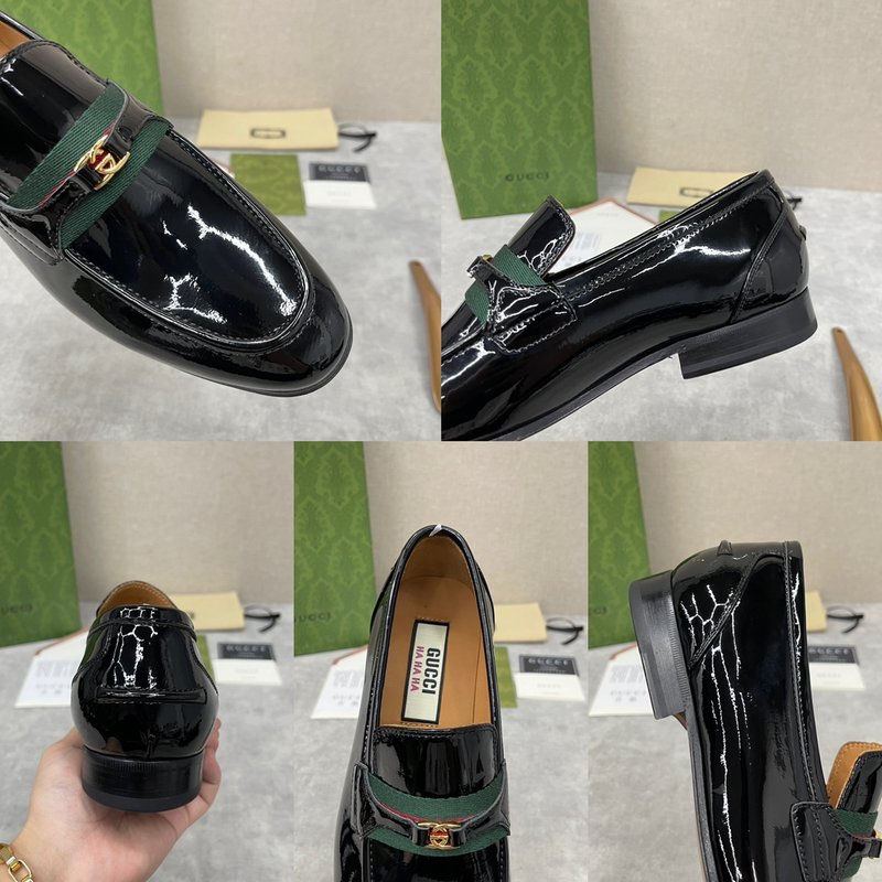 GUCCI 말비트 장식 남성 로퍼 001-180092