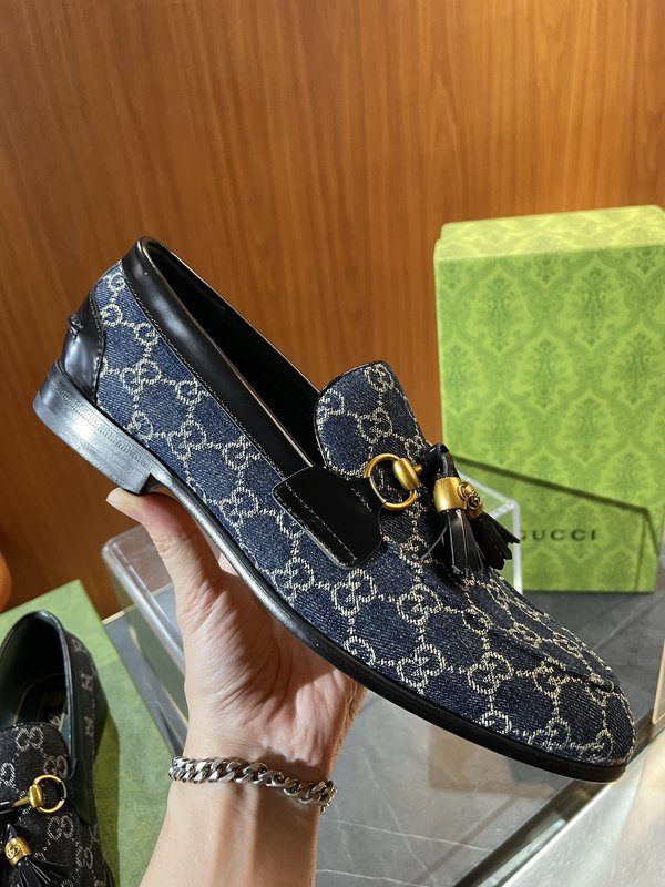 GUCCI 말비트 장식 남성 로퍼 001-180141