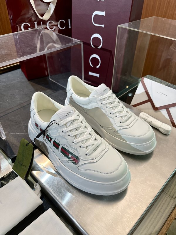 GUCCI 구찌 남녀공용 두꺼운 바닥 운동화 001-180155