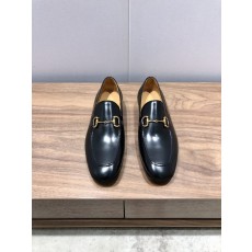 Gucci 남성 신규 말발굽 버클 가죽 구두 001-180175