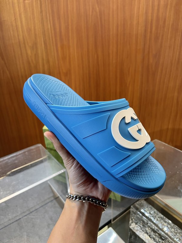 구찌 인터로킹 더블 G 슬리퍼 001-180221