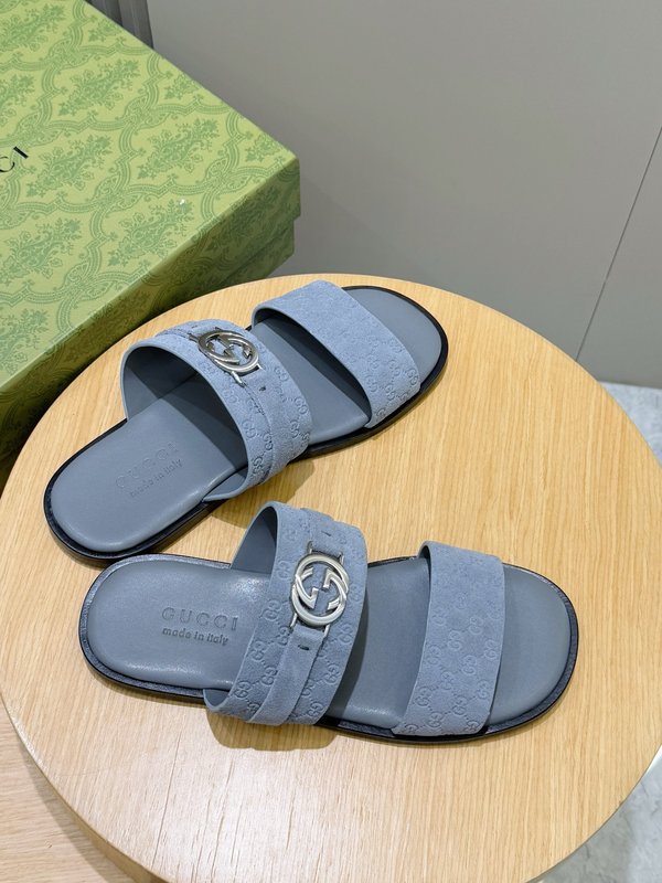 구찌 남성 더블 G 로고 샌들 001-180227