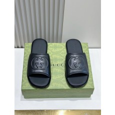 구찌 리도男士 더블 G 인터로킹 슬리퍼 001-180249