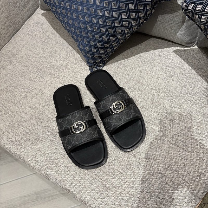 GUCCI 원피스 샌들 전체 가죽 바닥 001-180338