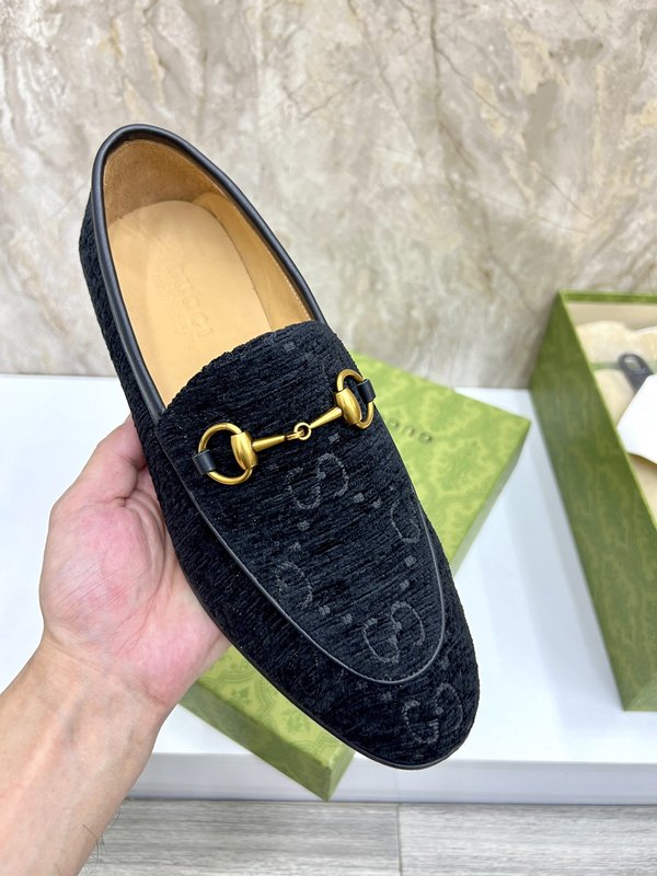 GUCCI 스트라이프 더블 G 로퍼 001-180356
