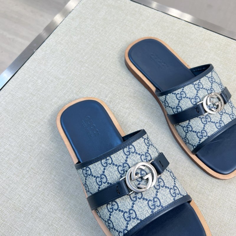 Gucci 오리지널 커스텀 가죽 슬리퍼 001-180389