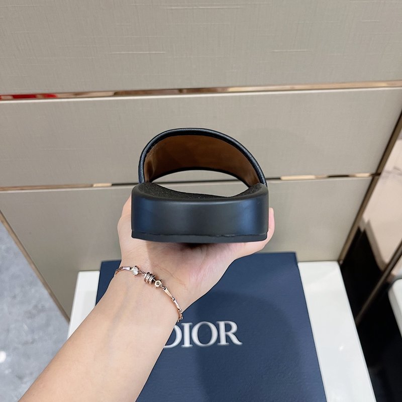Dior2023ss 남성 소 가죽 슬리퍼 001-180426