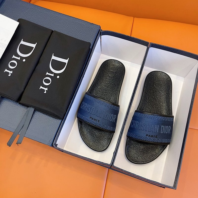 Dior2023ss 남성 소 가죽 슬리퍼 001-180426