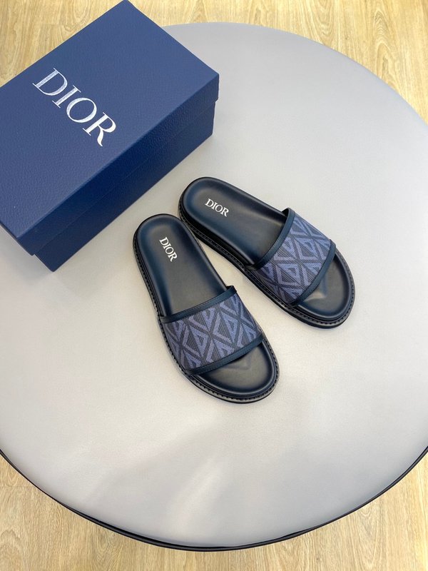 Dior 남성 수입 가죽 슬리퍼 001-180430