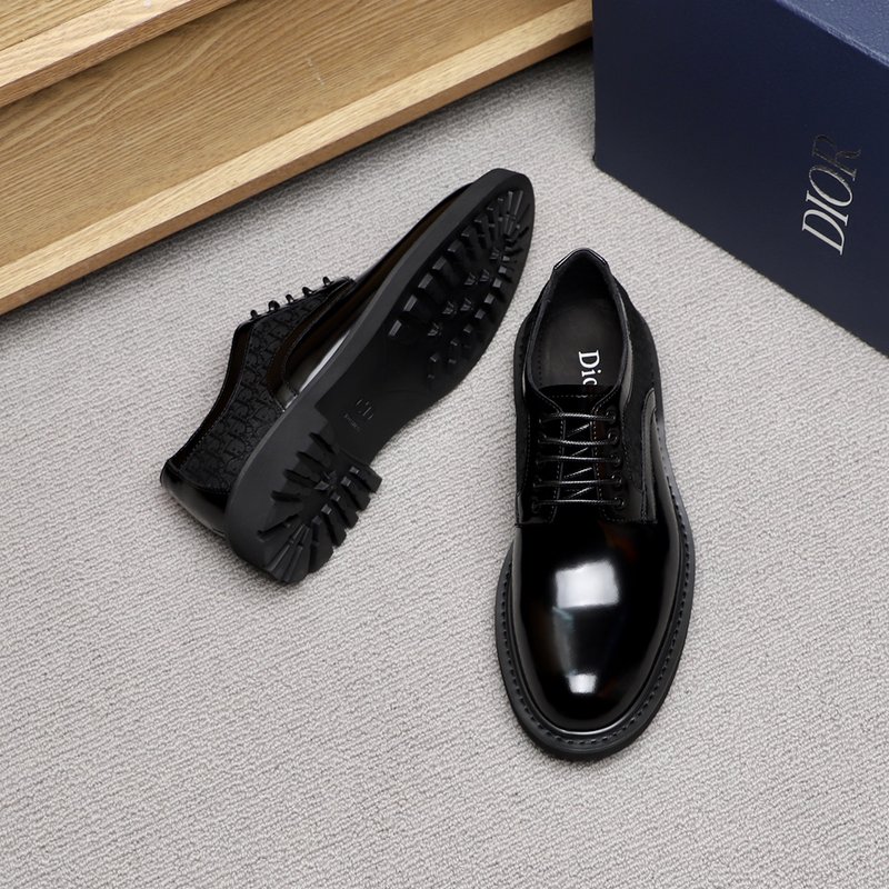 Dior Explorer 블랙 카프스킨 더비슈즈 001-180439