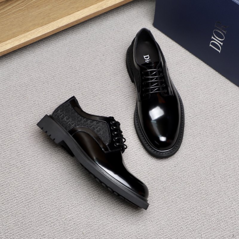 Dior Explorer 블랙 카프스킨 더비슈즈 001-180439