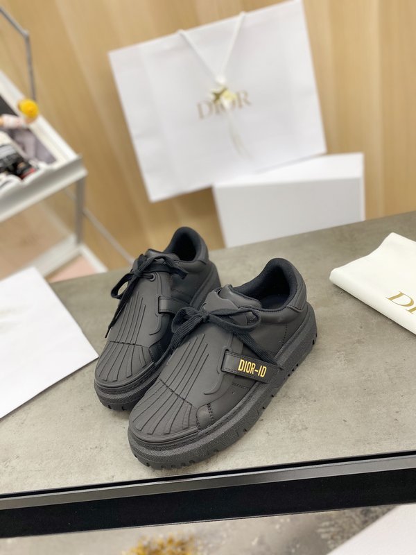 DIOR 커플 클래식 쉘토 캐주얼 슈즈 001-180444