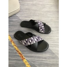 Dior 남성 레터 프린트 캐주얼 슬리퍼 001-180447
