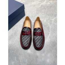 Dior 디올 구드이어 수제 프린트 가죽 로퍼 001-180467