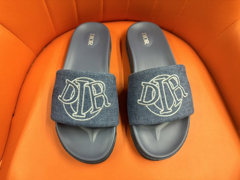 DIOR 디올 신규 자수 슬리퍼 001-180479