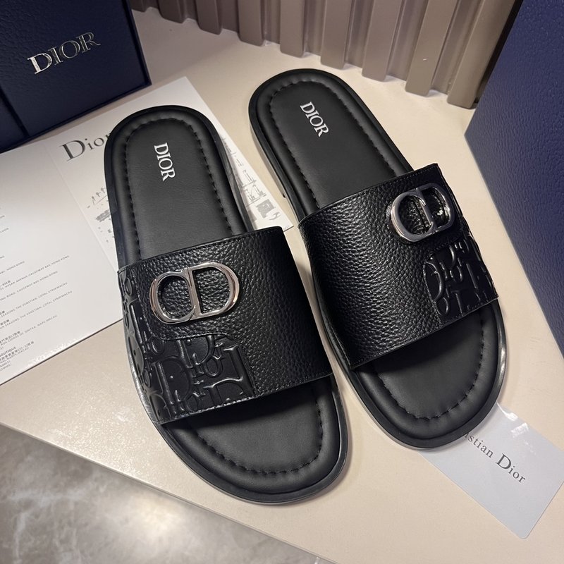 Dior Aqua 실버 CD 버클 샌들 001-180494