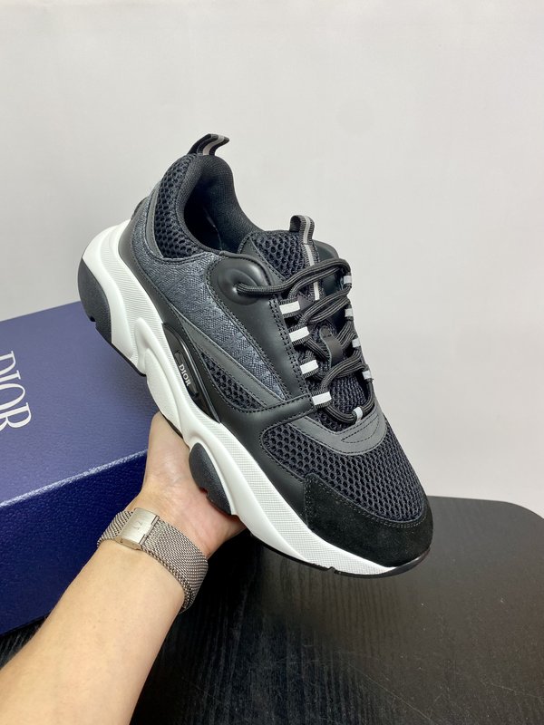 Dior B22 레트로 스플라이스 로우톱 운동화 001-180496