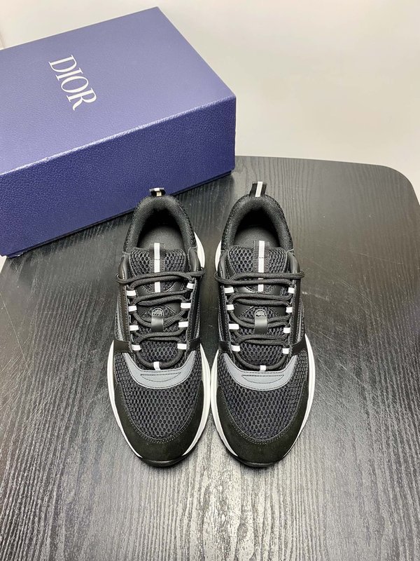 Dior B22 레트로 스플라이스 로우톱 운동화 001-180496