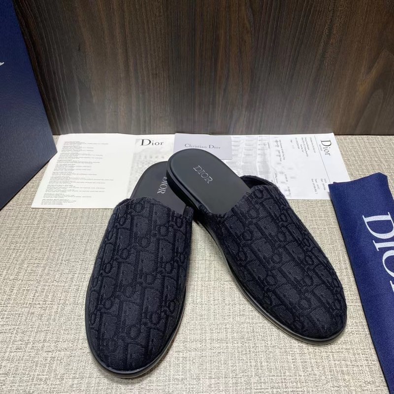 DIOR 디오르 남성 여름 캔버스 슬리퍼 001-180499