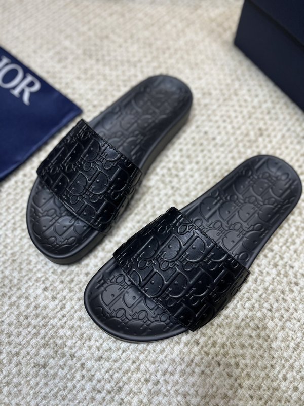 Dior 남성용 가죽 자카드 샌들 001-180517