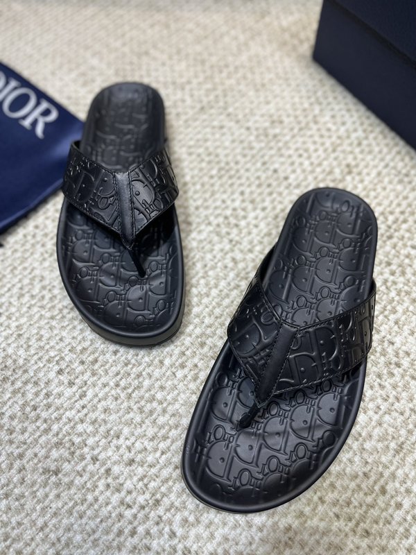 Dior 남성용 가죽 자카드 샌들 001-180517
