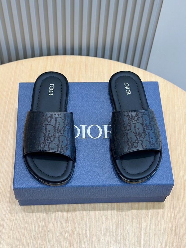 Dior Alias 남성 가죽 슬리퍼 001-180529