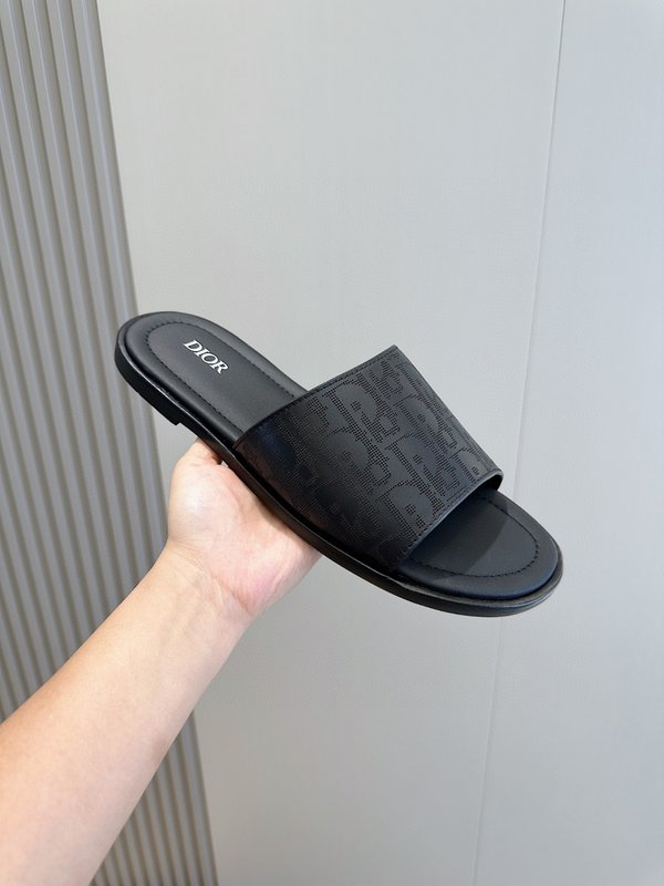 Dior Alias 남성 가죽 슬리퍼 001-180529