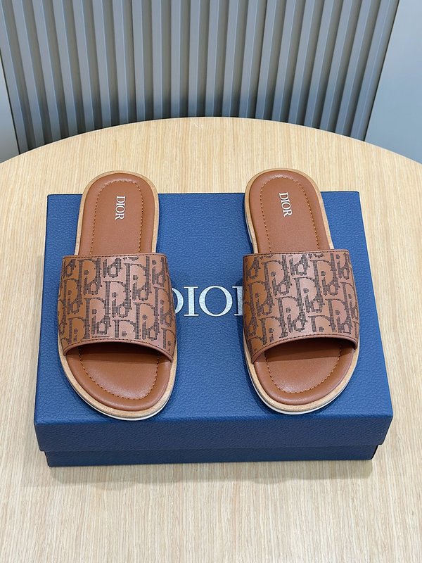 Dior Alias 남성 가죽 슬리퍼 001-180529