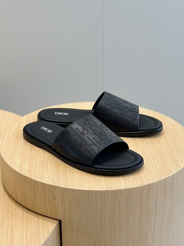 Dior Alias 남성 가죽 슬리퍼 001-180529
