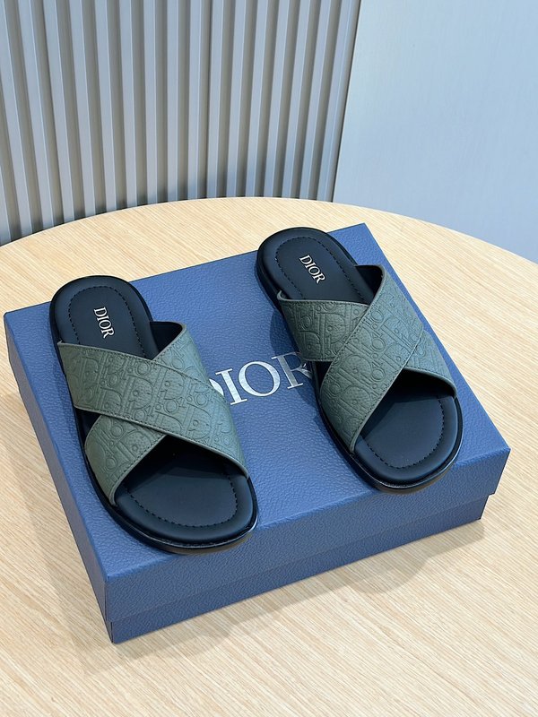 Dior Alias 남성 레더 슬리퍼 001-180531