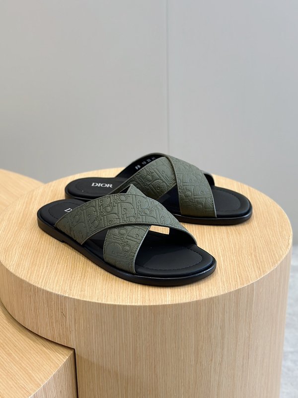 Dior Alias 남성 레더 슬리퍼 001-180531