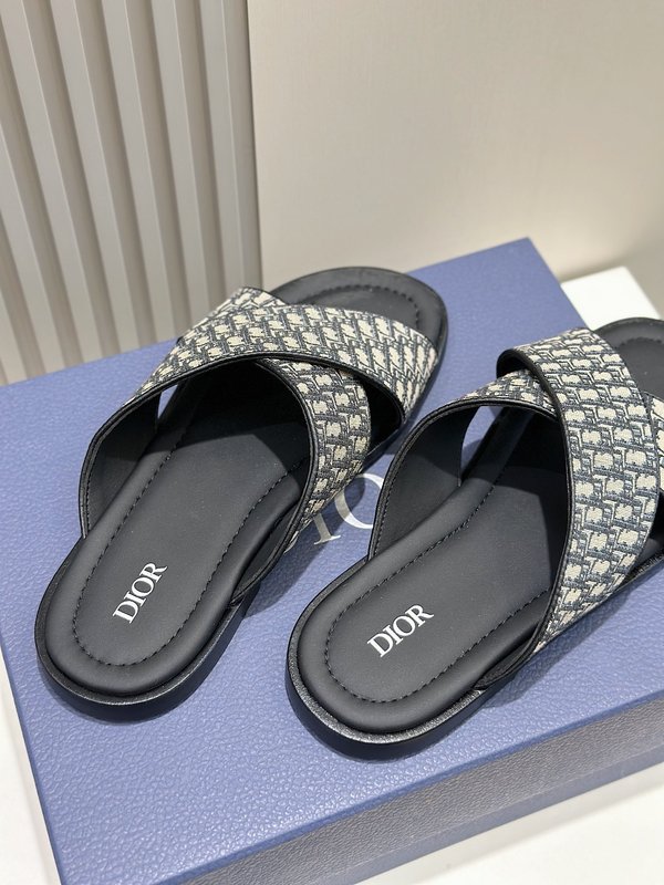 Dior Alias 남성 레더 슬리퍼 001-180536