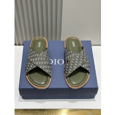 Dior Alias 남성용 가죽 슬리퍼 001-180538