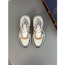 DIOR B30 이탈리아 소 가죽 메쉬 운동화 001-180567