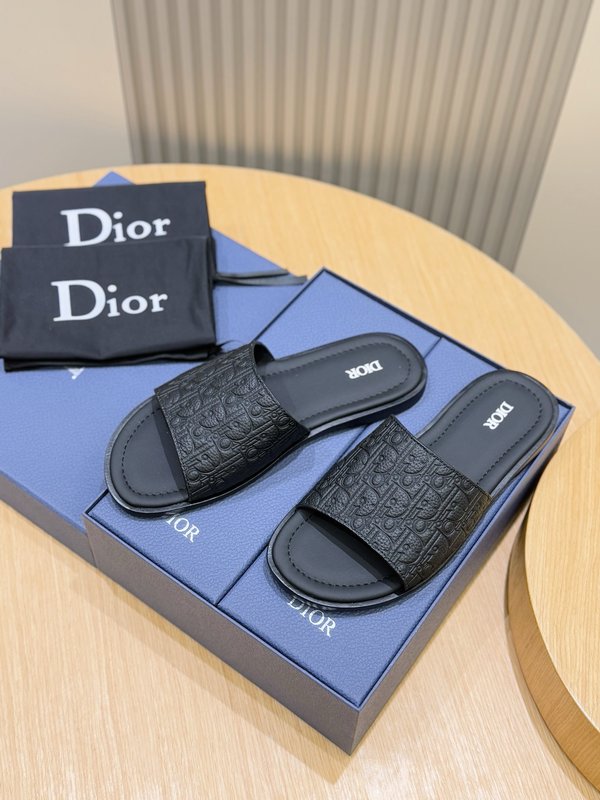 디올 Dior Alias 남성 가죽 슬리퍼 001-180575