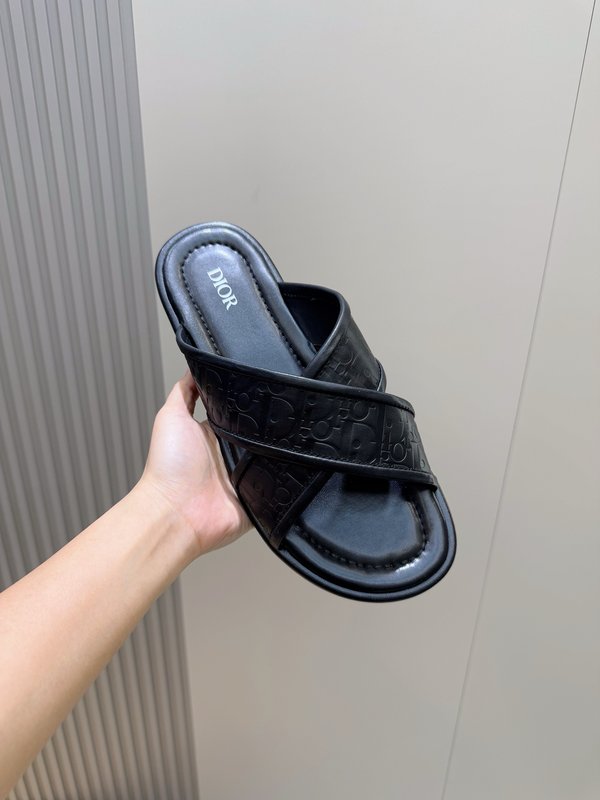 Dior Alias 남성 가죽 슬리퍼 001-180579