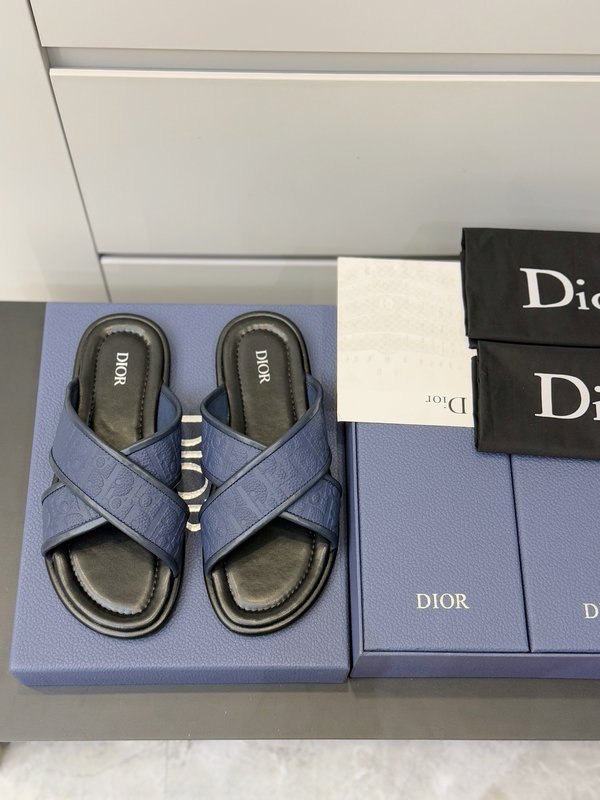 Dior Alias 남성 가죽 슬리퍼 001-180580