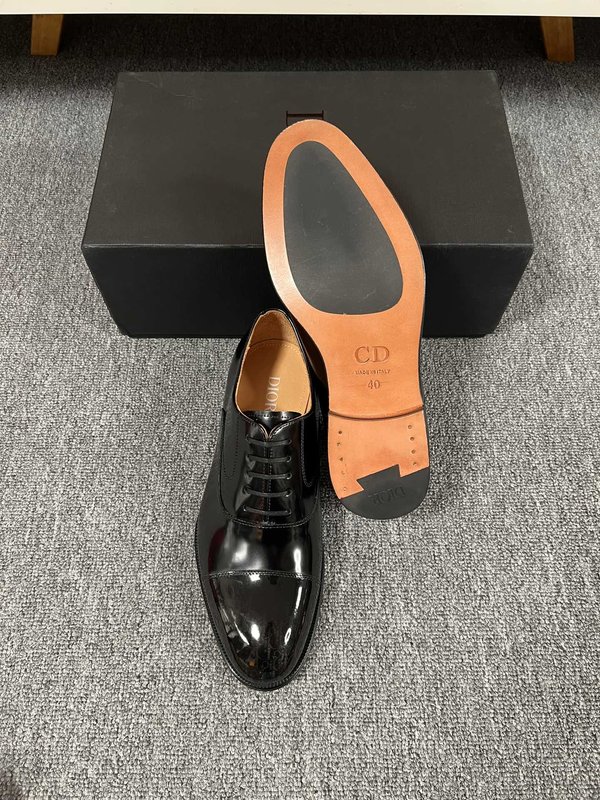 디올 Dior 남성 인쇄 소가죽 구두 001-180587