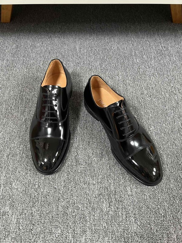 디올 Dior 남성 인쇄 소가죽 구두 001-180587