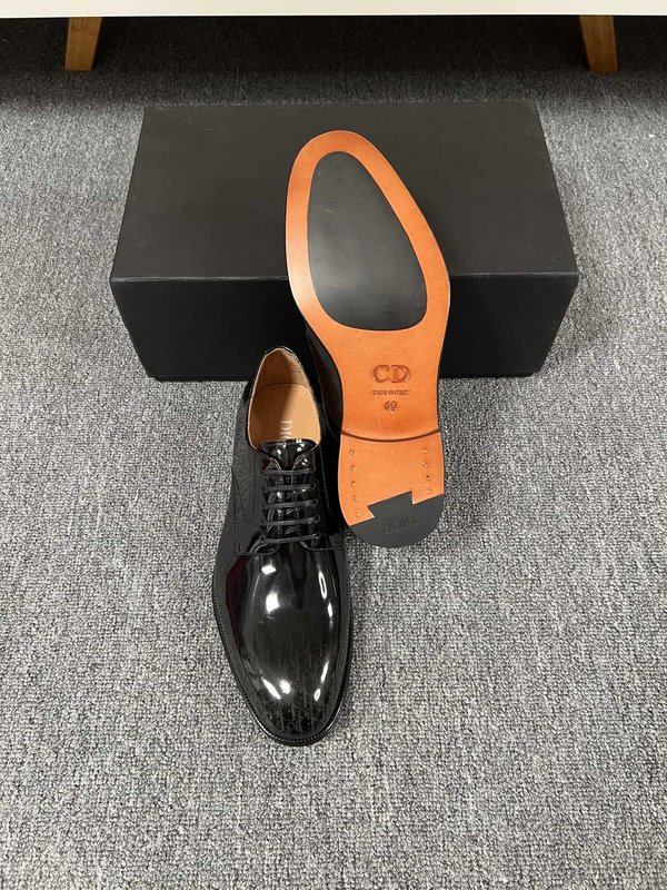 디올 Dior 남성 인쇄 소가죽 구두 001-180590