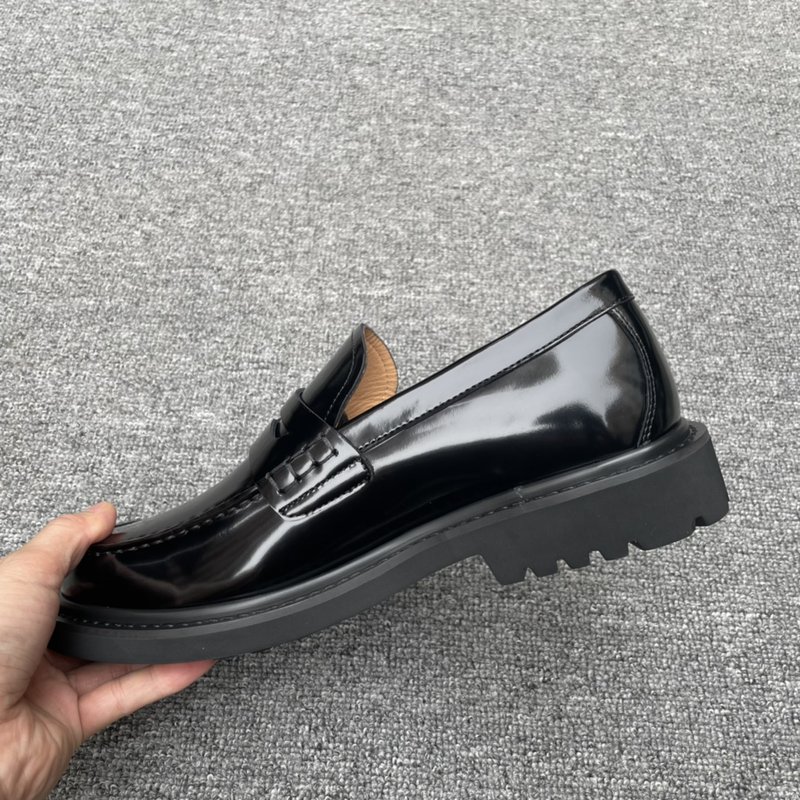 Dior Explorer 블랙 가죽 더비 슈즈 001-180652